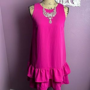 Beautiful LOFT Dress! Pink size 4!